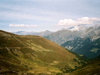 Blick vom Brenner Grenzkamm in die Alpen