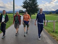 auf dem Weg zum Abendessen