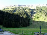 Blick auf den Hohen Ifen und die Gottesackerwände