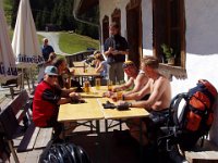 Pause auf der Sattelalm