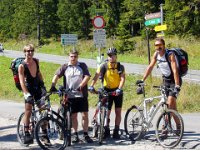 Start in St. Anton Hotel Moserkreuz : MTB, Transalp, Transalp 2004