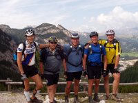 TA 2005-03-Tag-25 : Klaus, MTB, Manfred, Thomas, Transalp, Transalp 2005