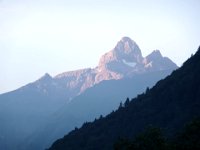 Blick von der Unterkunft in die Allgäuer Berge : MTB, Transalp, Transalp 2008