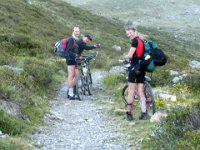 Aufstieg zum Scalettpass : MTB, Transalp, Transalp 2008