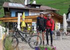 vor der Unterkunft : 05. Tag, MTB, Transalp, Transalp 2012