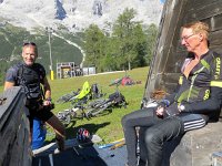 hier könne wir im Winschatten die Sonne genießen : 5. Tag, MTB, Transalp, Transalp 2013