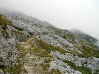 Mondlanschaft und Nebel, auf dem Weg zum Rifugio Rosetta : 6. Tag, MTB, Transalp, Transalp 2013