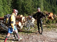 auf dem Weg zum Passo Cinque Croci : 8. Tag, MTB, Transalp, Transalp 2013