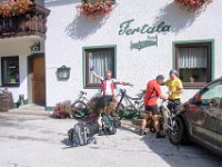 unsere Unterkunft in Arnoldstein : 1.Tag, MTB, Transslovenia 2014