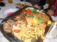unser Abendessen : 1.Tag, MTB, Transslovenia 2014