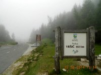 Vrsic Pass bei neblig kaltem Wetter : 2.Tag, MTB, Transslovenia 2014
