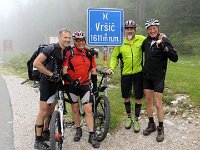 Manfred, Thomas, Udo und Klaus : 2.Tag, MTB, Transslovenia 2014