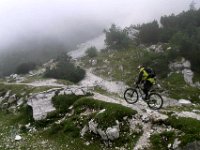 drübes Wetter am Vrsiz Pass : 2.Tag, MTB, Transslovenia 2014