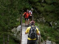 Brücke über der Socia : 2.Tag, MTB, Transslovenia 2014