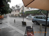 Ankunft bei Starkregen in Bovic : 2.Tag, MTB, Transslovenia 2014