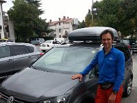 Bikeshuttle der Fahrer den wir normal nie sehen : 6.Tag, MTB, Solkan - Lipica, Transslovenia 2014