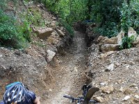 und jetzt müssen wir noch durch den Kanalgraben : 7.Tag, Lipic - Piran, MTB, Transslovenia 2014