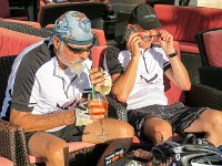 Klaus berichtet schon über unsere Ankunft : 7.Tag, Lipic - Piran, MTB, Transslovenia 2014