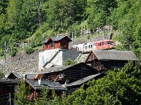 Hauptbahnhof mit Zug : Gsteig Moustiers, MTB, Transalp, Transalp 2015