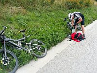 kurz vor dem Ziel muss der Akku gewechselt werden : MTB, Transalp