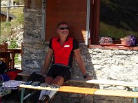 Manfred geniesst die Pause : MTB, Transalp, Transalp 2019