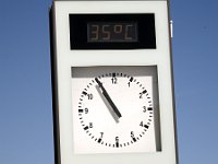 35 Grad um 11:00 Uhr