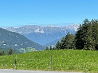 Aussicht während der Auffahrt zur Brenner Grenzkammstraße
